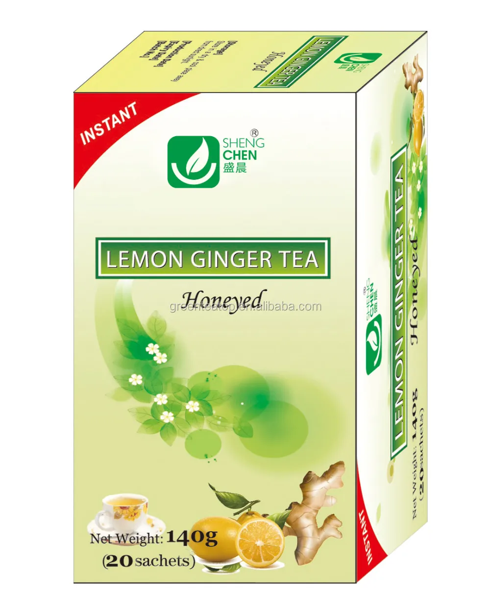 2.lemon ginger tea