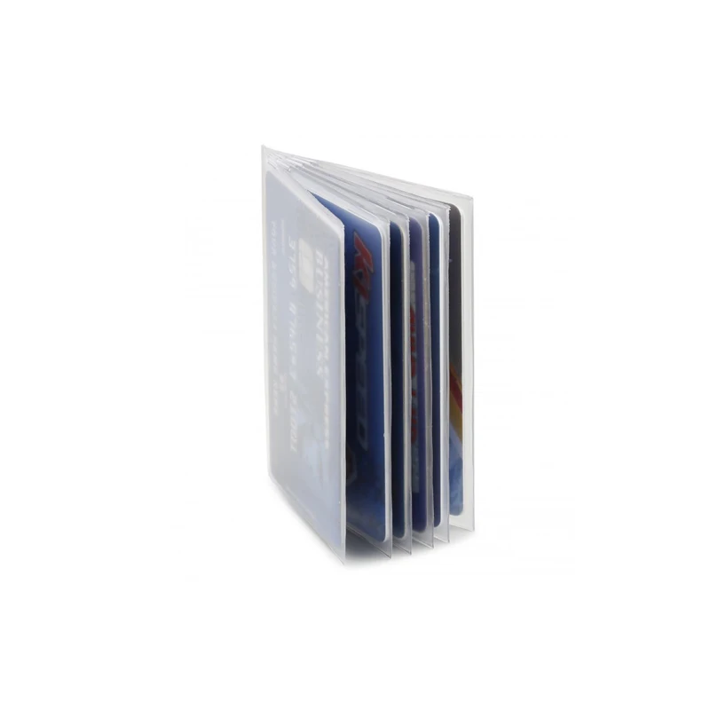 High Quality Clear Plastic Card Holder Wallet Inserts Trifold 6 Page