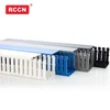 Wide Slot Wiring Duct Good Quality Rigid PVC Cable Trunking 8mm Slot Width Duct Without Scorelines Smooth Face 50x50