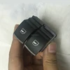 Chrome Power Master Single Window Switch Button For Volkswagen VW Passat B6 Eos Golf 5 6 R32 GTI MK5 MK6 2PCS/ KIT