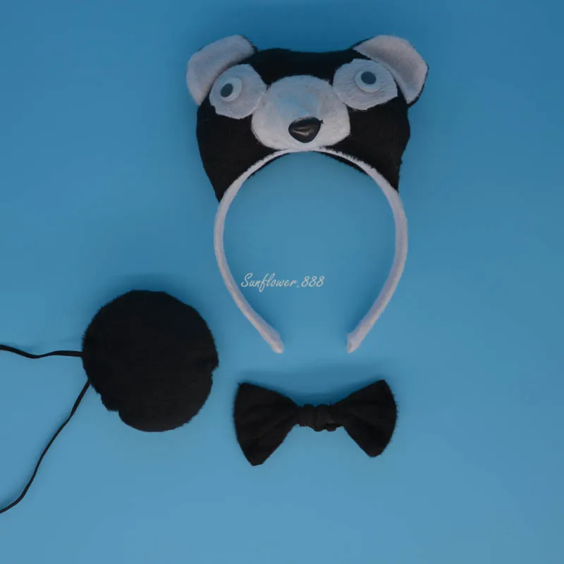 Animal Bear Ear Headband Bow Tail Halloween Party font b Fancy b font font b Dress