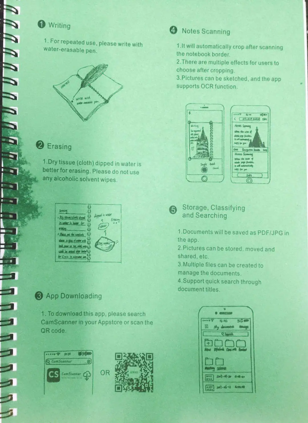 New Reusable B5 Paper Erasable Smart Notebook With Pen Buy Smart