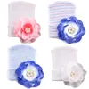 Baby Flower Hat Newborn Girl Cotton Beanie Cap Infant Spring Hat Children Accessories