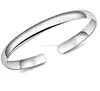 925 sterling silver plain bracelet cuff