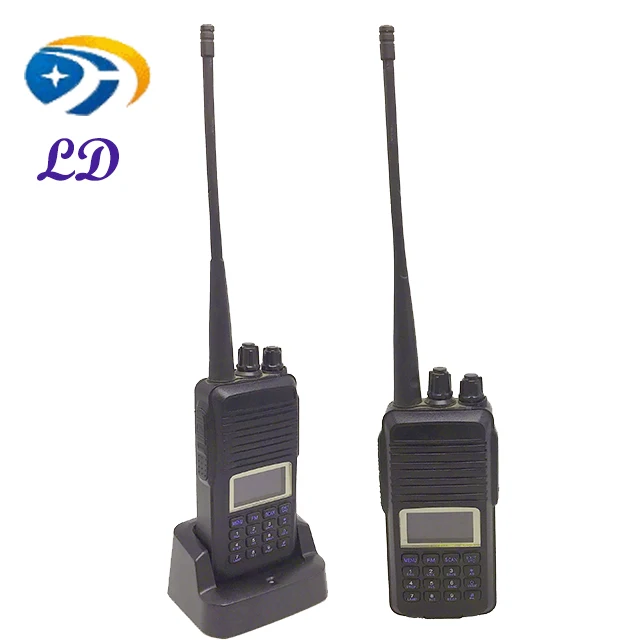 

Long range 100 mile walkie talkie dual Band VHF UHF two way radio uv8 talkie walkie, Black