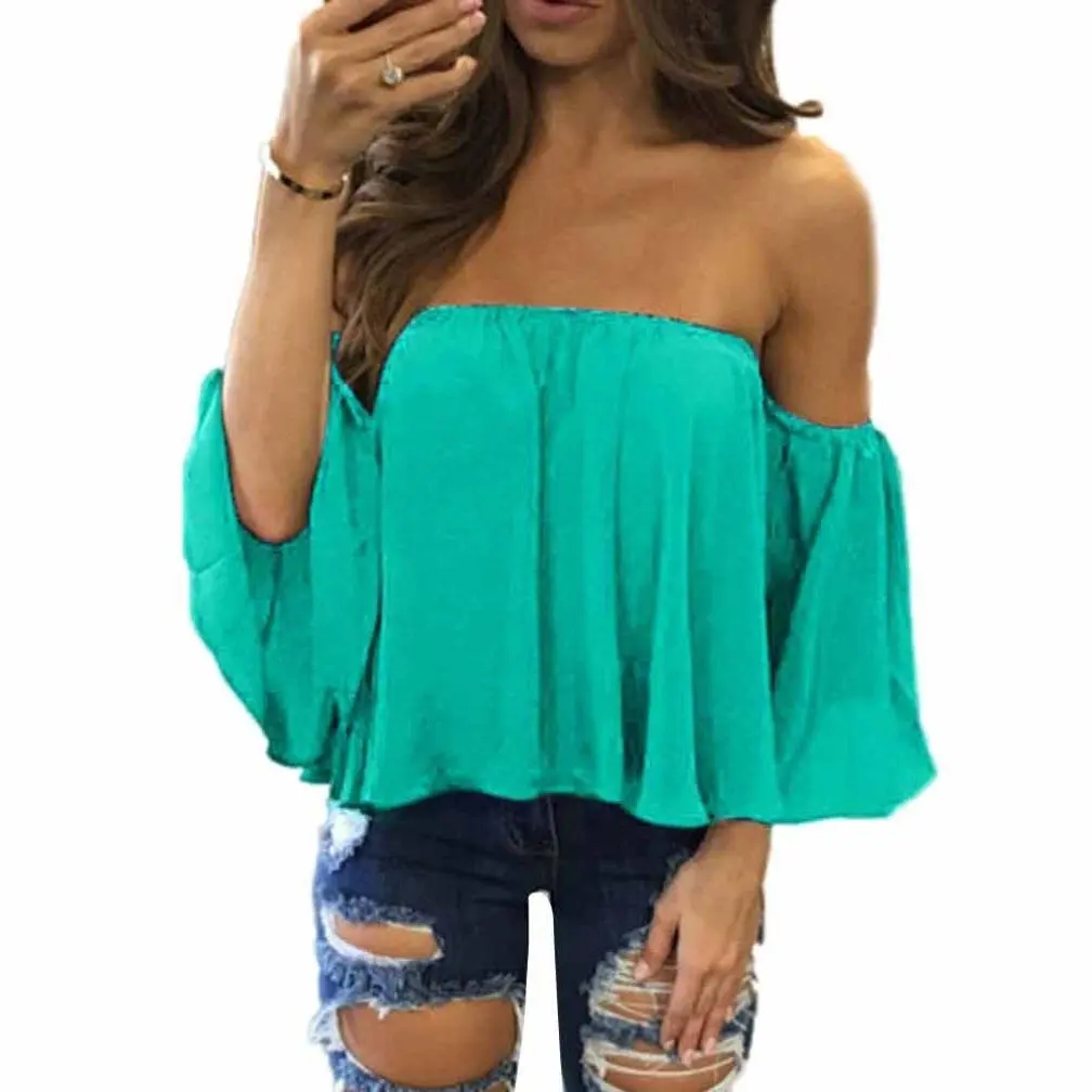 womens mint green blouse