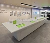 Automobile 4S shop interior design wooden information counter/desk