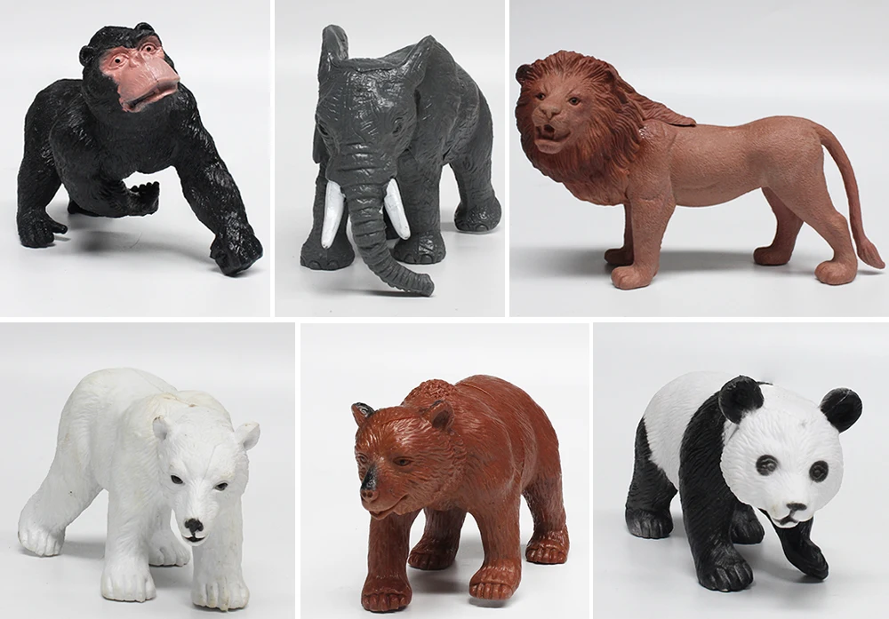 pvc stuffed animal zoo