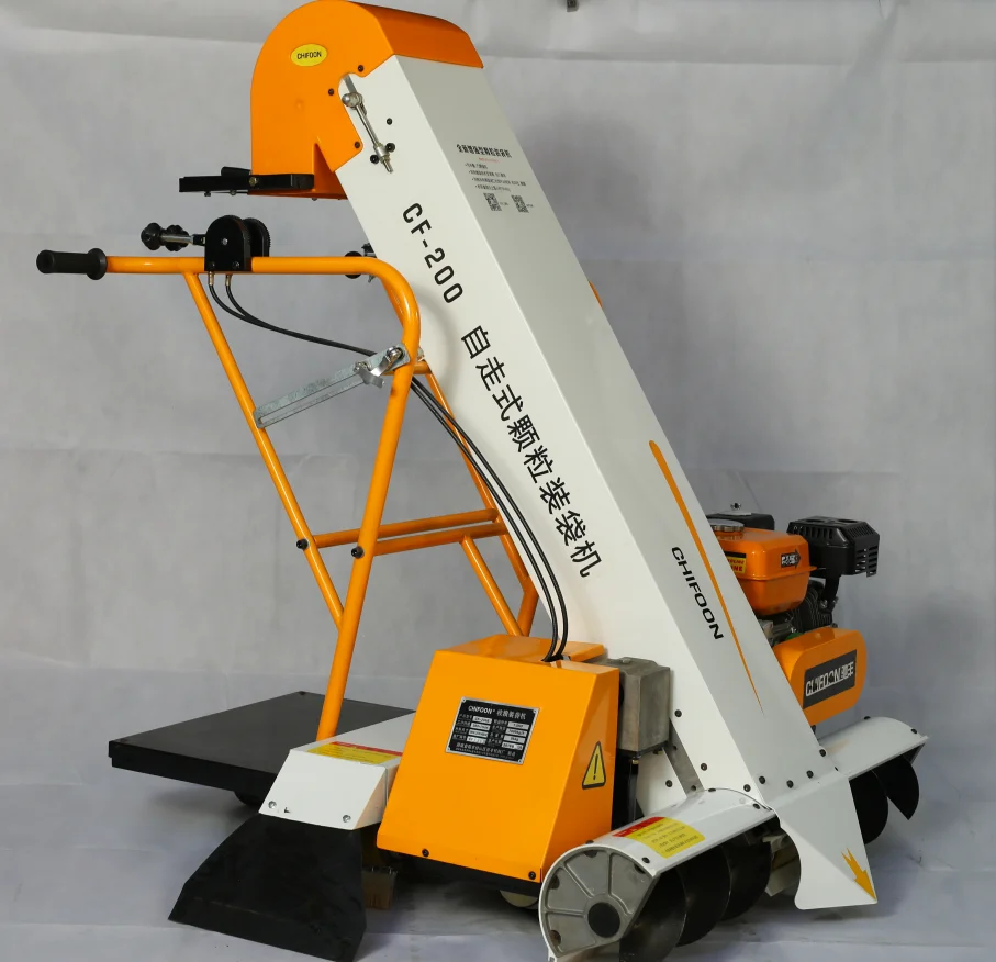 
grain collecting and bagging machine 