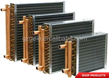 
Milk Pasteurized machine copper tube with aluminum fin heat exchanger 