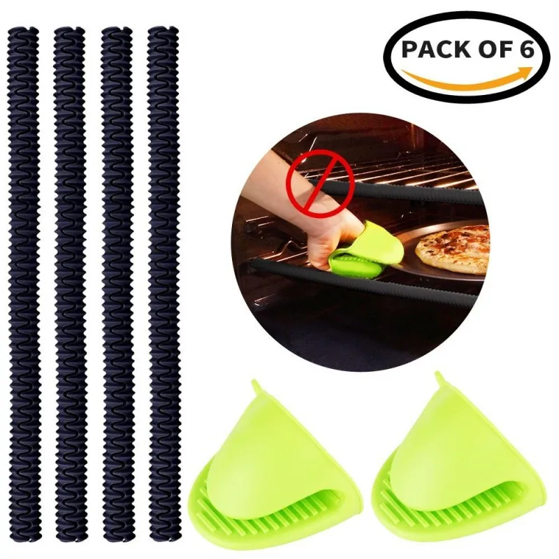 Hot Sale Silicone Oven Rack Edge Guards Burn Protection Toaster Ovens