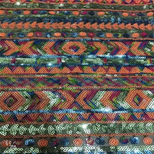 tribal knit fabric