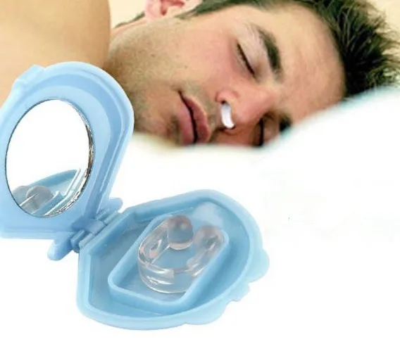 Silicone Anti Snore Ceasing Stopper Anti Snoring Free Nose Clip Health Sleeping Aid Equipment