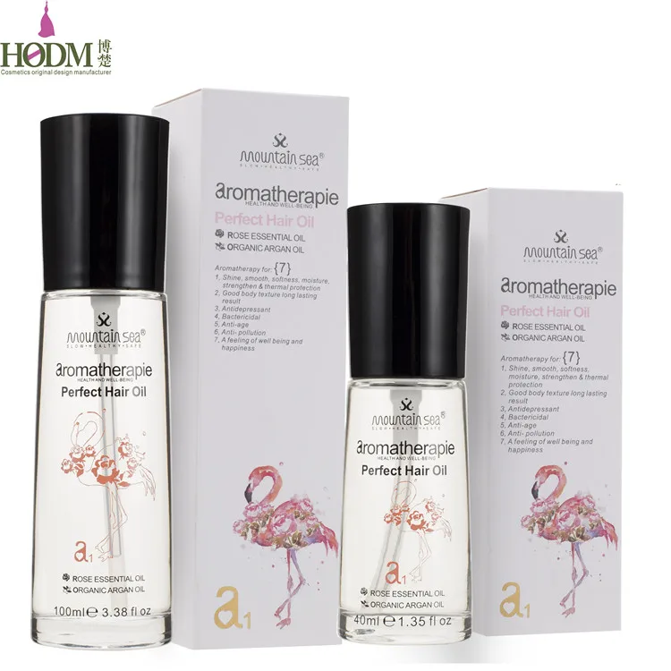 

Mountain sea Cosmetic smoothing anti frizzy natural rose essence oil 40ML Daily Use Best Hair Oil