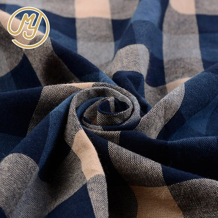 Wholesale New Fashion Woven Yarn Dyed Plaid Japanese Cotton Fabric For Shirt