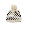 New Design Fishing Net Pattern Knitted Pom Pom Hat For Winter