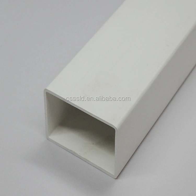 Rectangular Hollow Pvc Tube Plastic 