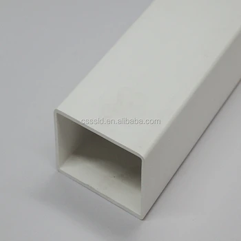 Rectangular Hollow Pvc Tube Plastic - Buy 5" Square White Pvc Tube,1" 2