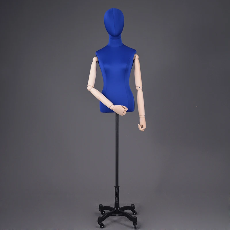 Half Body Torso Female Mannequins With Wooden Arm Buy Half Body Torso