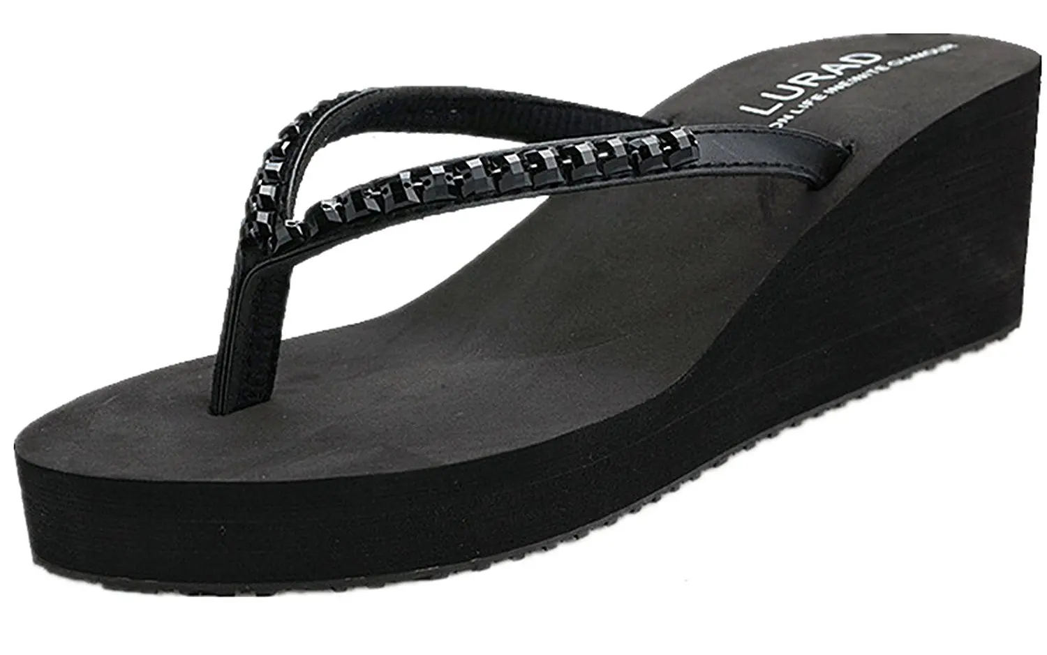 beach platform flip flops