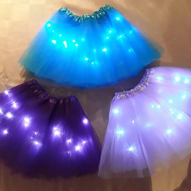 

Wholesale Baby Girls Dress LED Ballet Performance Dance Tutu, Many colors