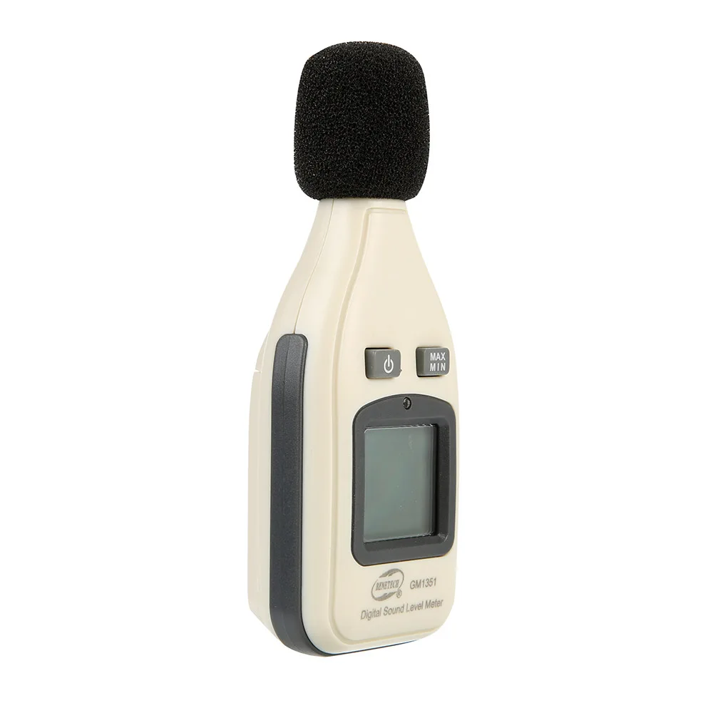 

GM1351 30-130dBA Digital Noise Sound Level Meter 1.5 dB Accuracy Decibel Logger Tester LCD Automatic Backlight