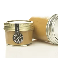 

Wholesale custom design 4oz 8oz glass mason jar for honey with screw top lid, vacuum glass / jam jars with lids/ ice cream jar