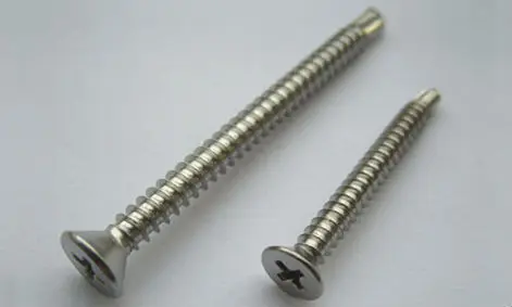 
High quality stainless steel DIN 7982 CSK head self tapping screw with ISO certification 