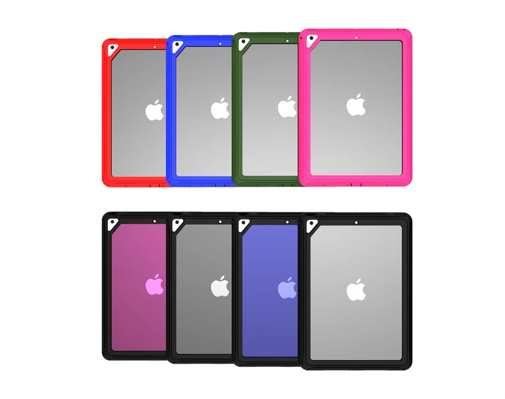 Simple slim ant-skid bumper hard matte clear PC case for New iPad 2017/2018 full body cover