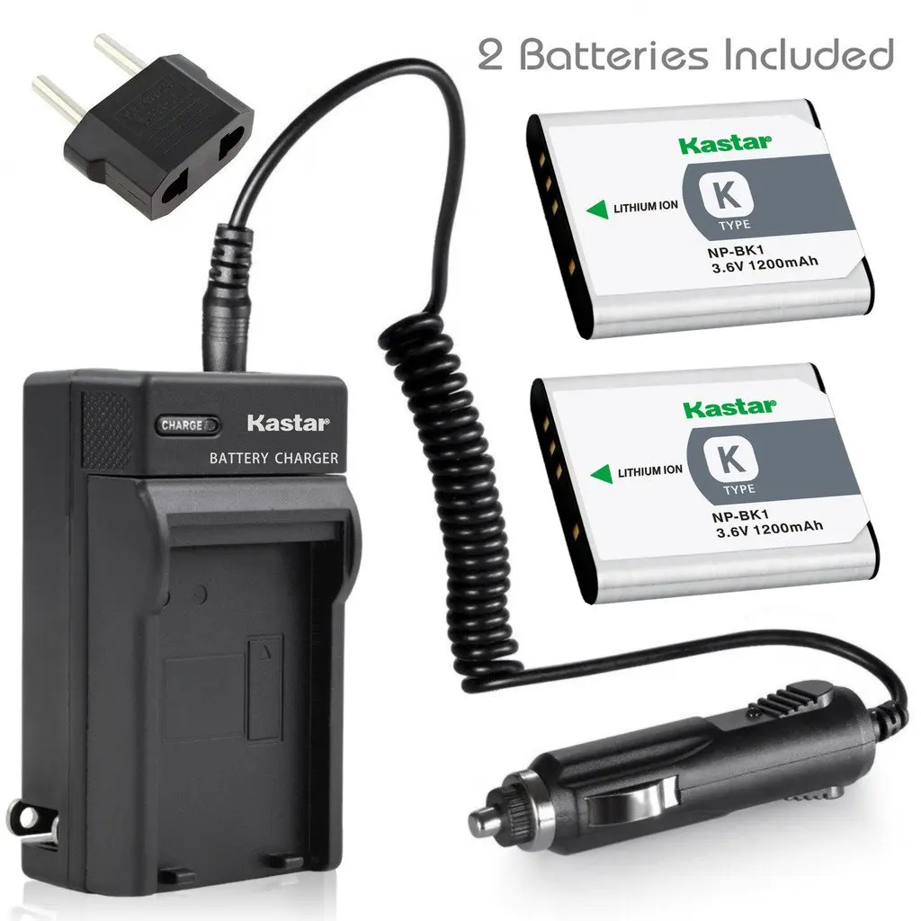 DSC-S750 Two Halcyon 1200 mAH Lithium Ion Replacement NP-BK1 Battery and Charger Kit SDHC Card USB Reader DSC-S950 DSC-S780 Memory Card Wallet Deluxe Starter Kit for Sony DSC-W370 DSC-S980 Digital Cameras and Sony NP-BK1