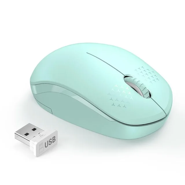 

2.4G Wireless Mouse for Laptop Desktop Silent Mouses Portable Mute Mice for Notebook Mini Mouse Computer 1600 DPI