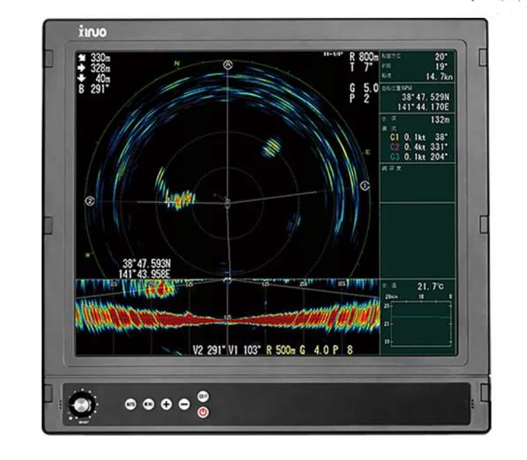 

17 inch High Resolution LCD Display & Marine Electronics Accessories for Sonar / Radar / Compass using Monitor HM-2617