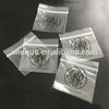 cheap logo print zip lock style earring bracelet packaging zipper bag small plastic jewelry bag