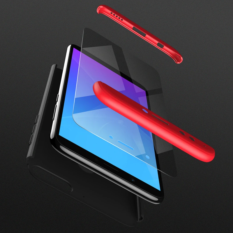 case for Huawei honor 7c Cover, Removable 3in1 Hard PC Shield Back Cover Case for Huawei honor 7c phone cases