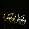 2015 geometric joint ring gold-plated copper microscope linear antique copper ring for women