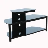 high AV/TV Shelf stand for bookstore 5 tiers black plasma tv stand ZM009