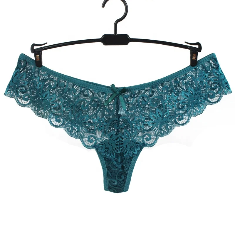 1862 Women's Sexy Thongs Bikini Underwear Lingerie Panty G-String Full Lace Transparent Hipster Panties
