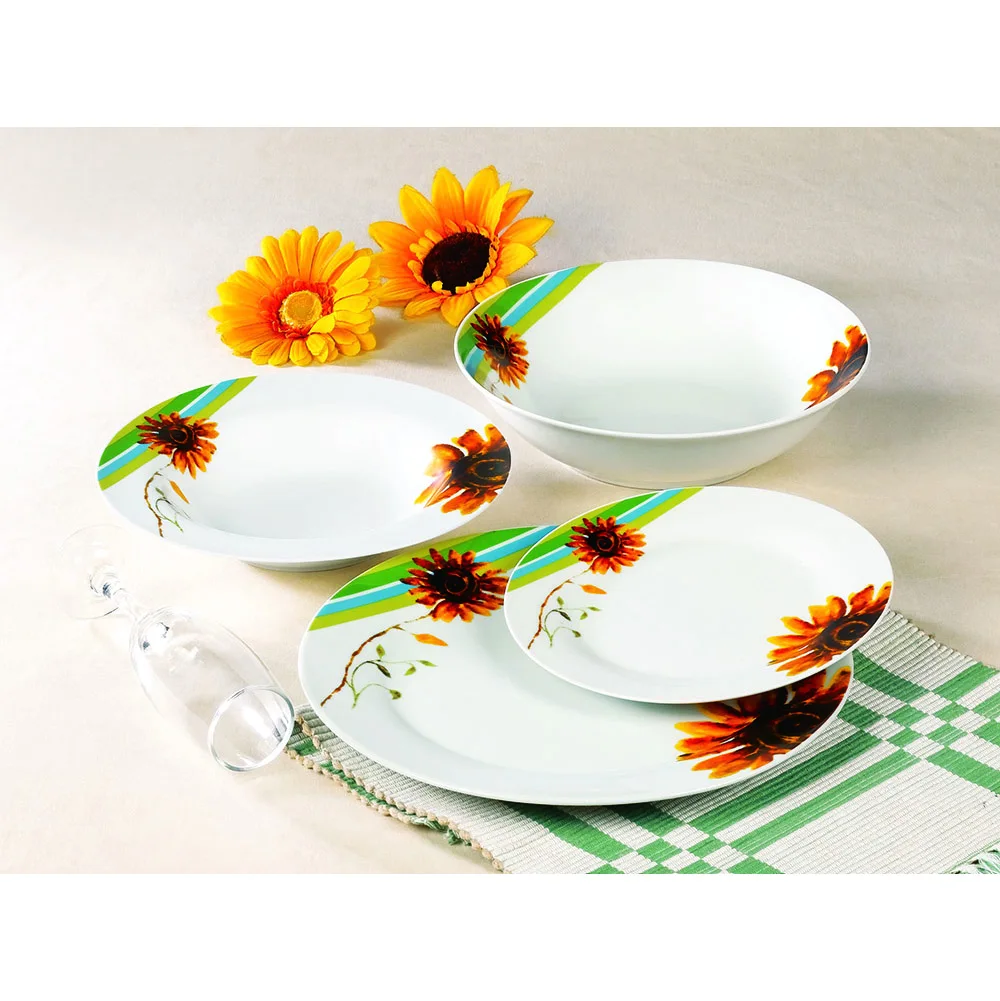 Modern Spanish Style 19pcs Reusable Simple Dining Dinnerware Set Buy Simple Dining Dinnerware