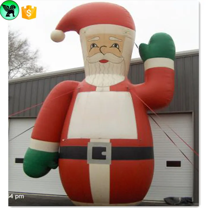 2m High Giant Inflatable Santa Claus Customized Advertising Claus