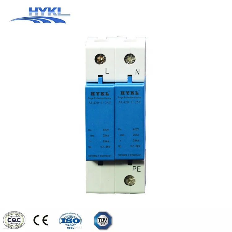 TONGOU 4P 10KA~20KA Surge Protection Device SPD Lightning Arrester Protection