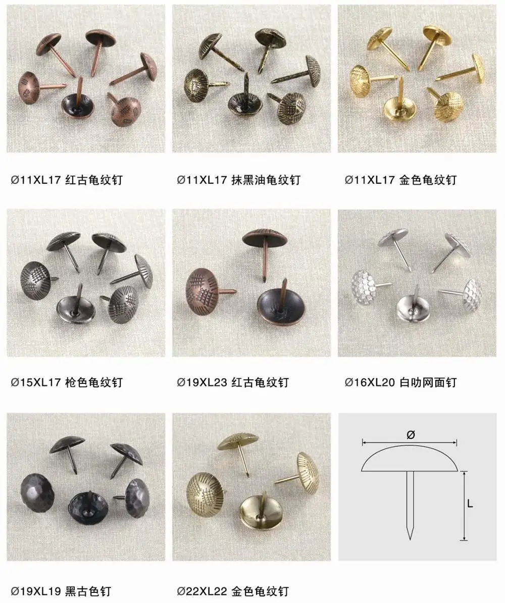sofa nails bubble nail article nails furniture hardware fitting copper iron bubble nails vt-14.112