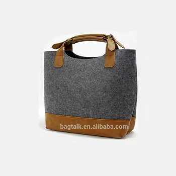 felt shoulder bag