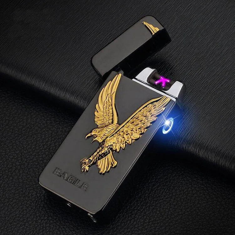 Best Seller Slim Portable Usb Rechargeable Lighter,Windproof Dual Arc
