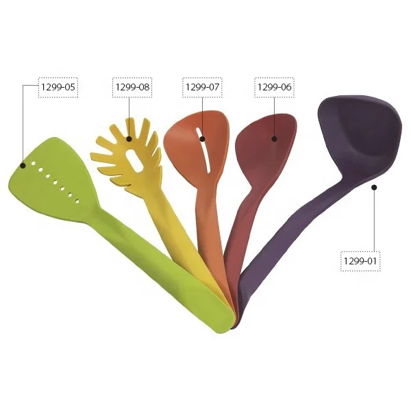 5piece Compact Nesting Kitchen Utensil Set Nest Utensils Nylon