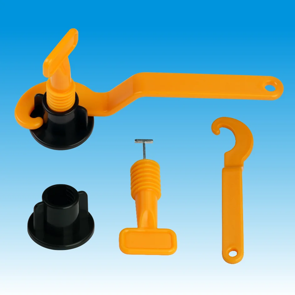 
Tile Leveling System with 1/16 Tile Spacers,Reusable tile levelers with Wrench,Tile Lippage System 