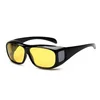 Polarized HD Night Vision Sunglasses Driving Wrap Rounds 2PCS Set Night Glasses Fashion Glasses