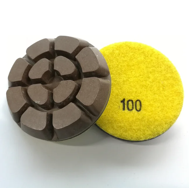 3 Inch Resin Diamond Floor Polishing Pads For Concrete Floor Burnishing