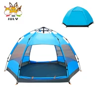

5 + Person Shade Camping Hiking Tent Backpacking Family Hexagon Waterproof UV Protection Pop Up Outdoor Sports Tent