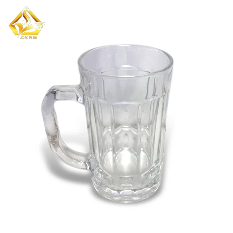 clear glass cups with handles