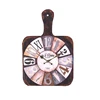 Newest design country style home decor wooden wall clock